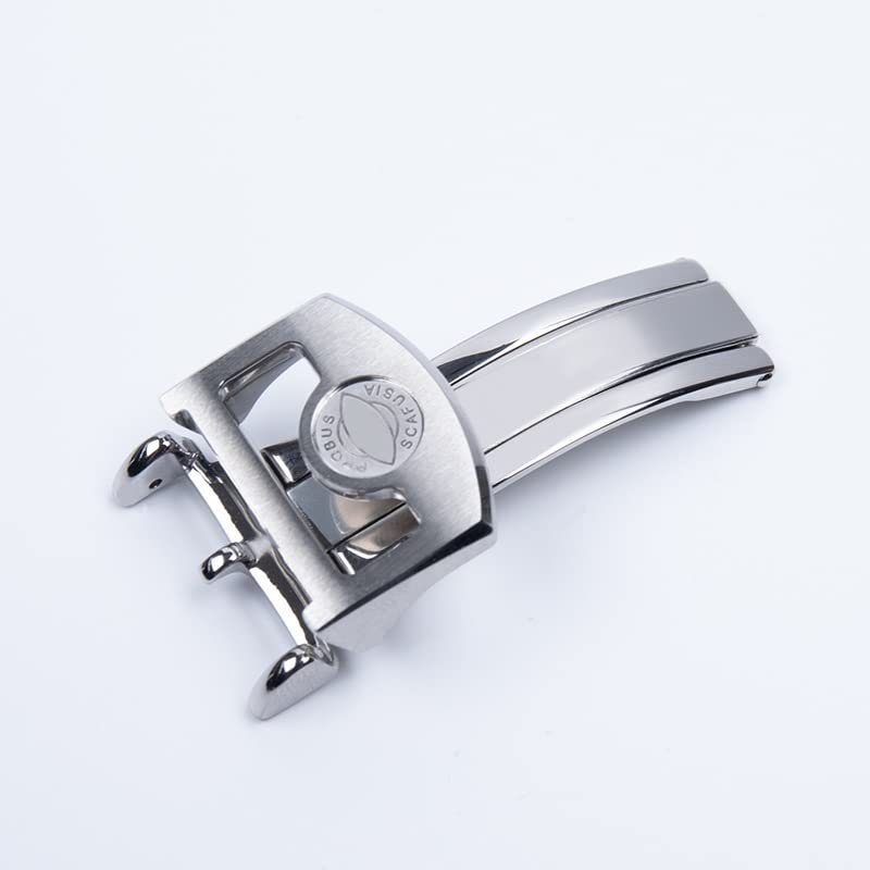 Bracelet montre IWC Mark Pilot en cuir véritable façon bambou à rivets