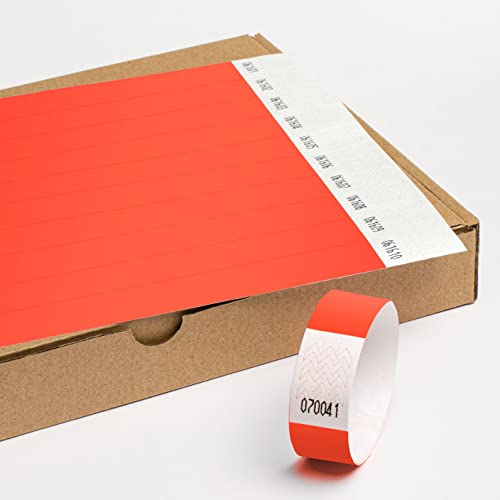 Braccialetti Tyve Discoteca Senza Stampa 19 x 255 mm - 100 Pezzi Bracciali Monouso per Eventi - Autoadesiva e Impermeabile