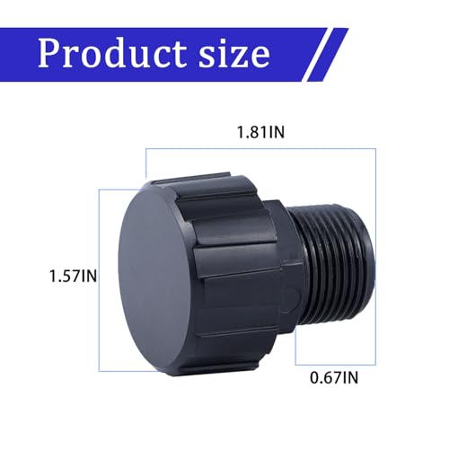 Image of HBF12P Plastic Hydraulic Breather Cap, 3 /4 NPT