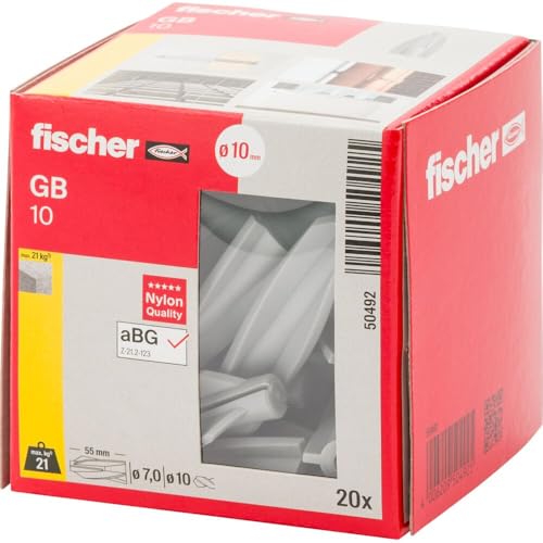 Fischer Gasbetondübel GB10 - 20 Stück