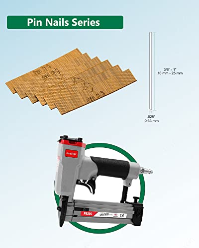 Meite 23Gp58L 23 Gauge 5/8-Inch Headless Pin Nails 10,000 Pcs/Pack(3-Packs) #TOP2