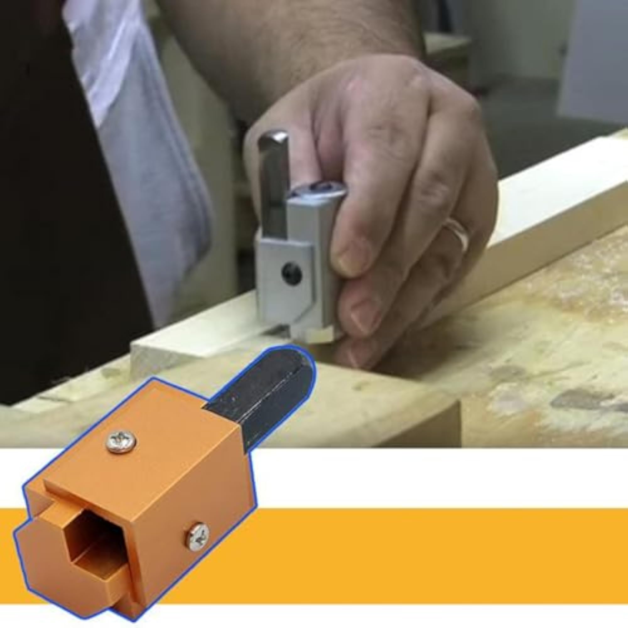 Precision Corner Chisel for Woodworking Mortised Door Hinges