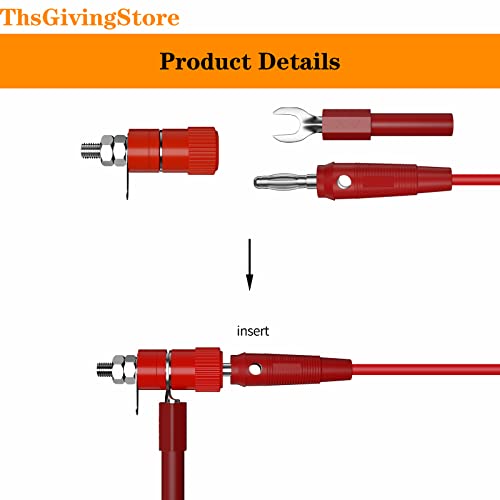 Image of 20 PCS Binding Posts Terminal, Socket Binding Post Female Socket Jack for 4mm Banana Plug Connector, Binding Post for Electronic Test Equipment(5 Color)