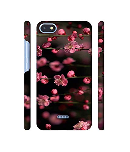 Image of Amazon Brand - Solimo Designer Pink Flowers 3D Printed Hard Mobile Back Case Cover Compatible for Xiaomi Redmi 6A
