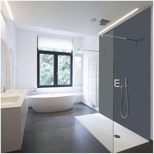 WALLando Premium Duschrückwand 200 x 100 cm – Einfach zu montierende...