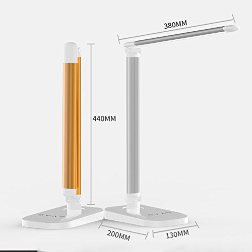 LED-Tischleuchte Dimmbar USB-Lade-, Touch-Sensing-Steuerung Klapptischlampe, 5 Ebenen Von Dimmen 3 Lichtmodi (7W… – Bild 8