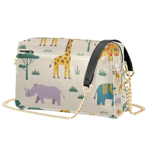 Sac à main lions zèbres éléphants idéal pour vos sorties urbaines