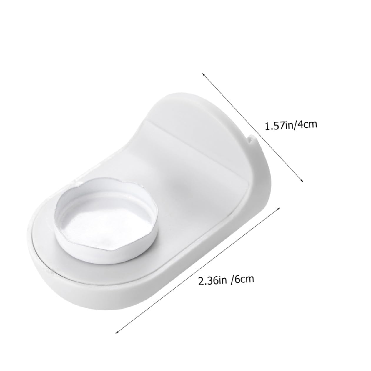 Alipis 6piezas Soporte De Jabón Magnético De Pared Estante De De Plástico Succión Organizador Multifuncional para Baño
