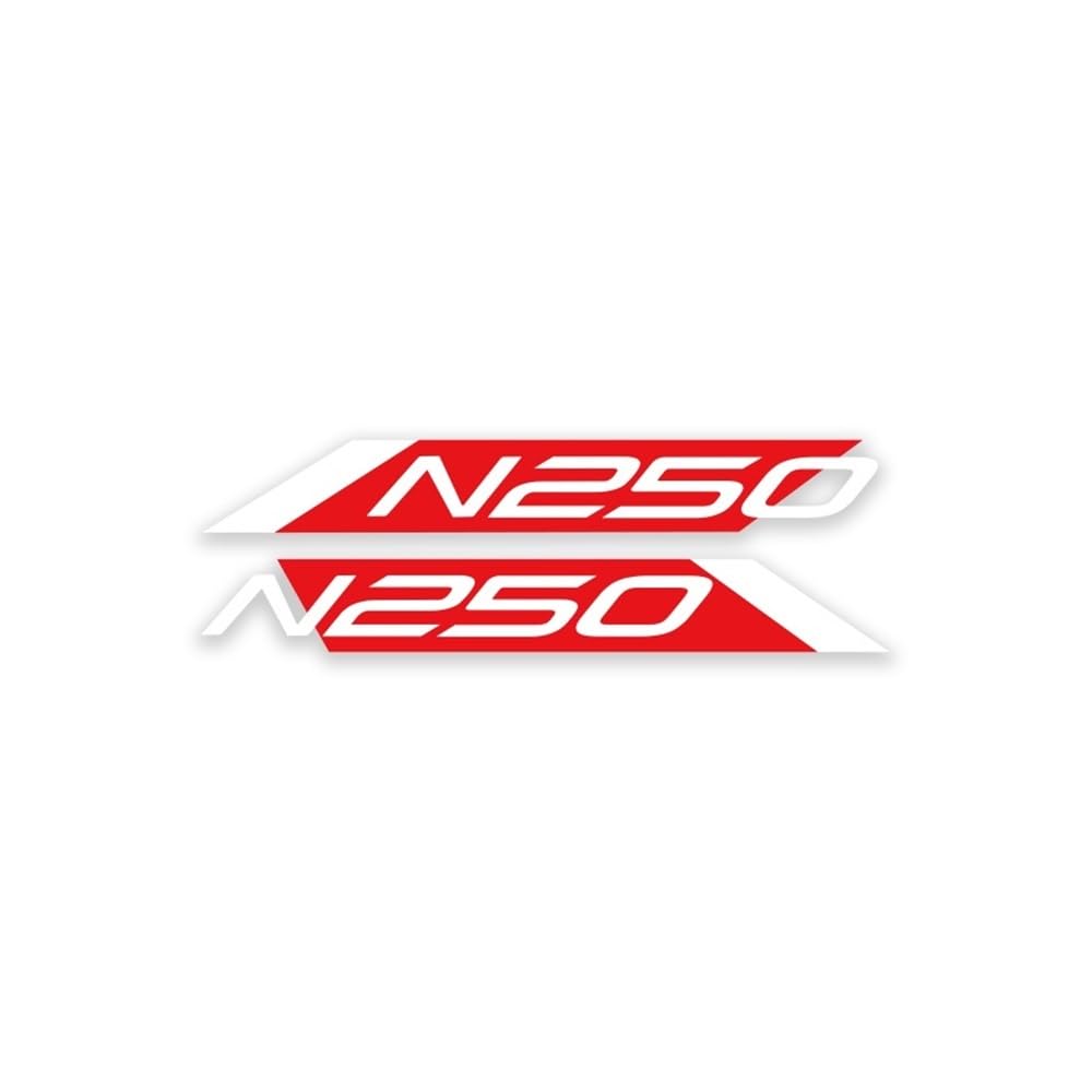 Motorcycle Tank Protector Motorcycle Stickers Vinyl Decals for Pulsar N250 N 250 2022-2025 2024 Motorbike Graphics Emblem Accessories N250-white-red