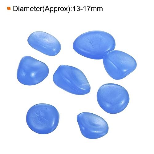 MECCANIXITY Glow Rocks Glow Kieselsteine Dekoration im Dunkeln Leuchtsteine DIY Deko für Garten Topfpflanze Aquarium – Bild 3