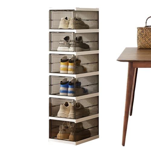 Zapatero de Entrada | de Almacenamiento de Zapatos Plegable, apilable Plegable para Botas Dormitorio Zapatillas Pasillo habitación Estudiante
