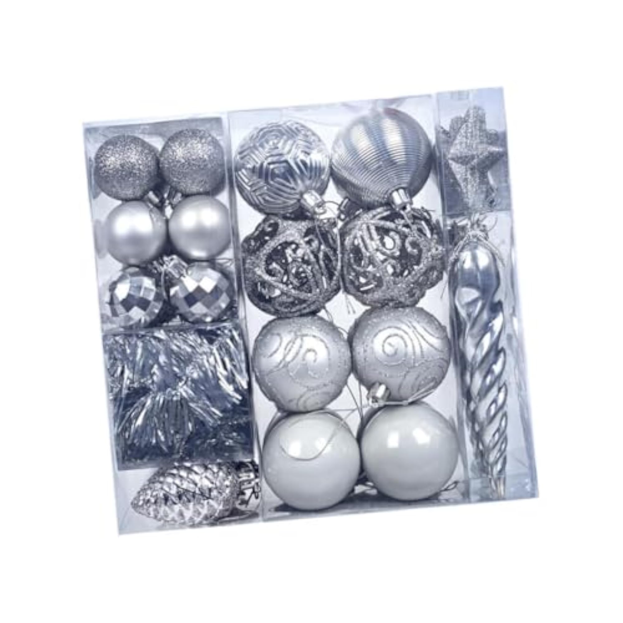 44 Pieces Christmas Balls Ornaments for Tree Decorations