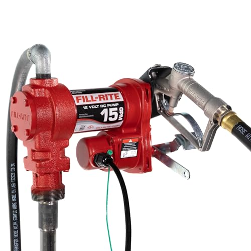 Fill-rite Fr1210h 12v 15 Gpm Fuel Transfer Pump With Discharge Hose Manual N...