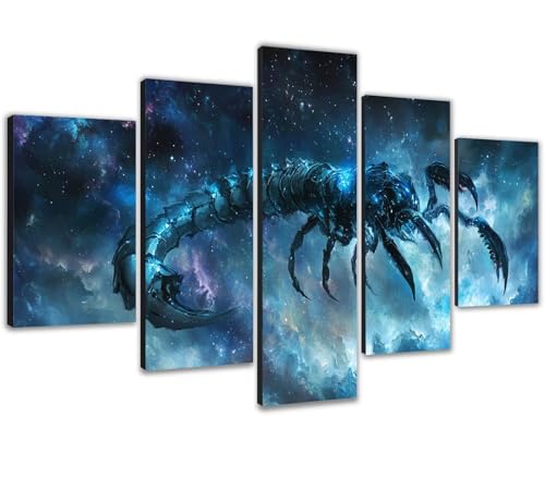 Broderie Diamant Scorpion Adulte 5D, grand canvas 150x75cm pour decoration chambre