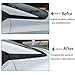 ANUNFRRE Car Accessories Fit for Nissan Sylphy Sentra 2020-2023 ABS Exterior Rear Windows Strip Sill Molding Cover Trim 2PCS Set (Carbon Fiber)