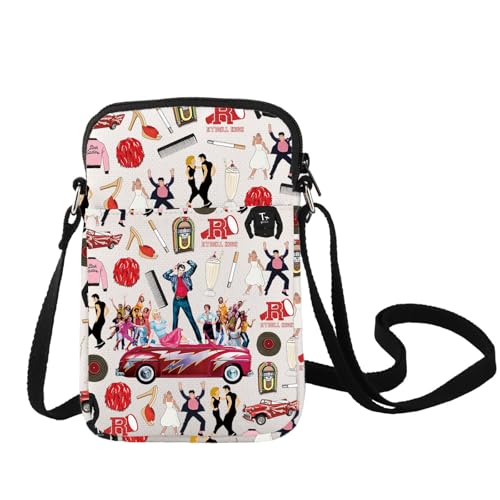 LEVLO Grease Musical Crossbody Bag Danny & Sandy Fans Gift Broadway Grease Shoulder Bag Grease Theatre Merch