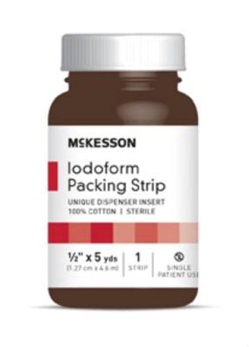 McKesson Performance Plus Iodoform Packing Strips 1/2