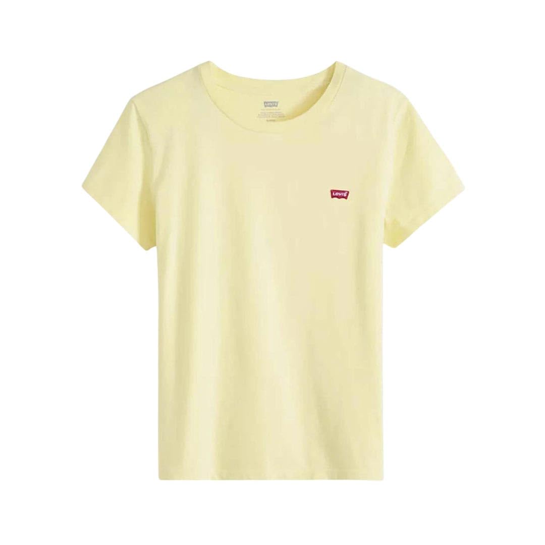 Levi's Damen Perfect Tee T-Shirt, French Vanilla, Small