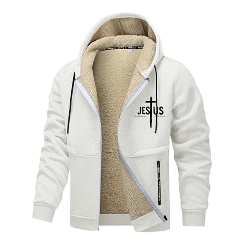Sweat a capuche homme zippe double imprime veste de travail