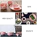 12 Piezas Vajilla Japonesa de Cerámica para Cena Rosa Imagen de 12 Piezas Vajilla Japonesa de Cerámica para Cena Rosa