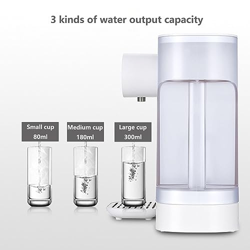 Machine d'ionisation d'eau d'hydrogène 1200 PPB avec fonction UV et chauffe rapide