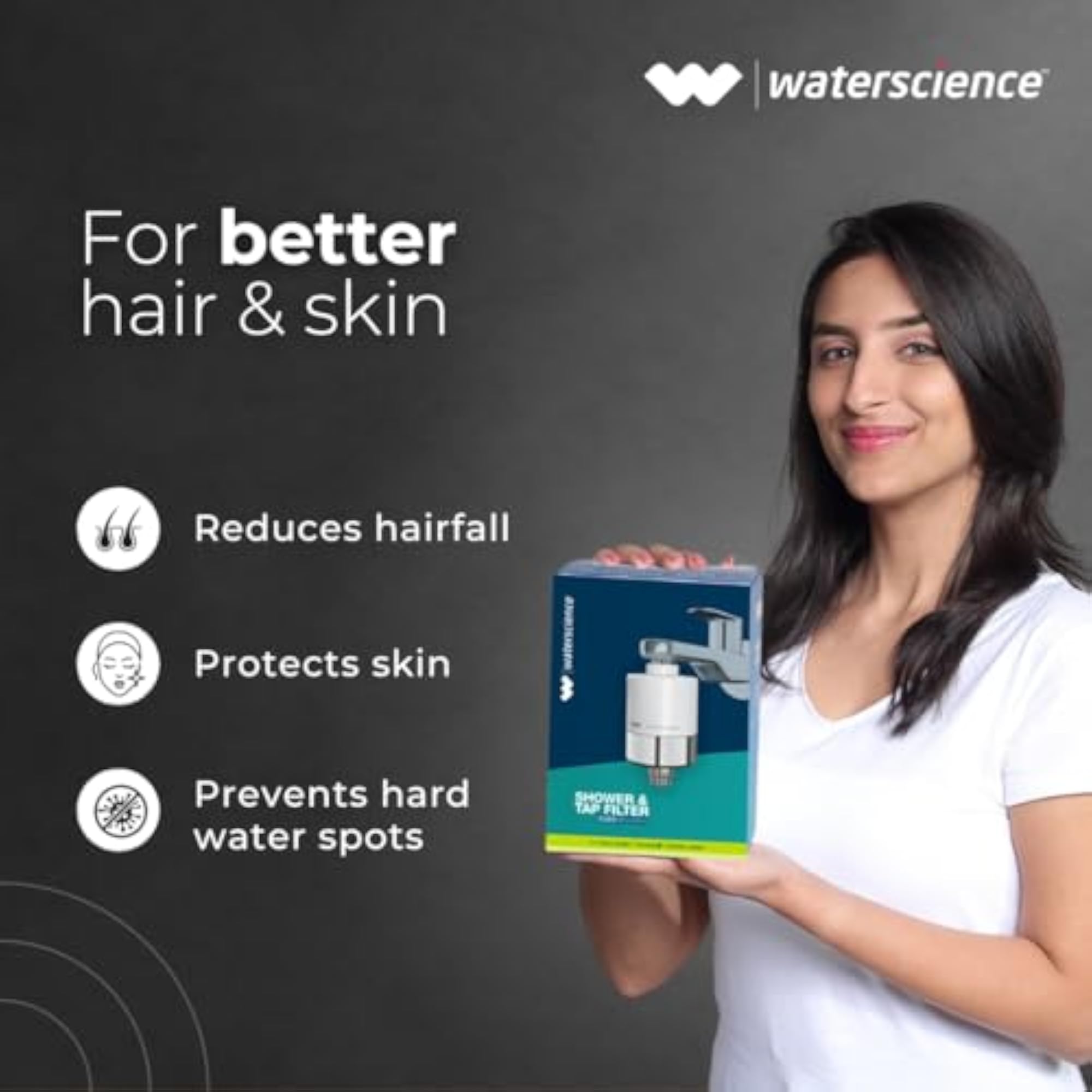 CLEO Hard Water Softener for Tap and Shower