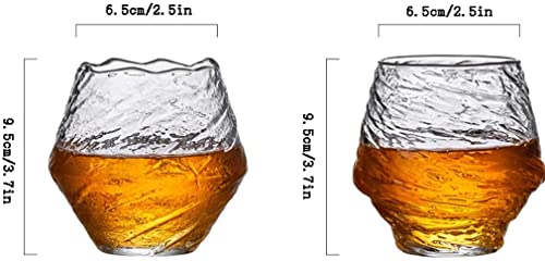 Whiskey Champagne Glasses Water Tumblers Glasses Coffee Cup Set Household High Temperature Resistant Transparent Tea Cup Whiskey Glass/Wine Whiskey Glass/Beverage/Tea/Juice Drinking Glasses Wine Glass #TOP1