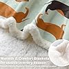 Dachshund Fleece Throw Blanket for Couch: Dog Sherpa Blanket for Dog Lovers - Soft Dachshund Gifts for Women, (Throw 50" X 60") #4