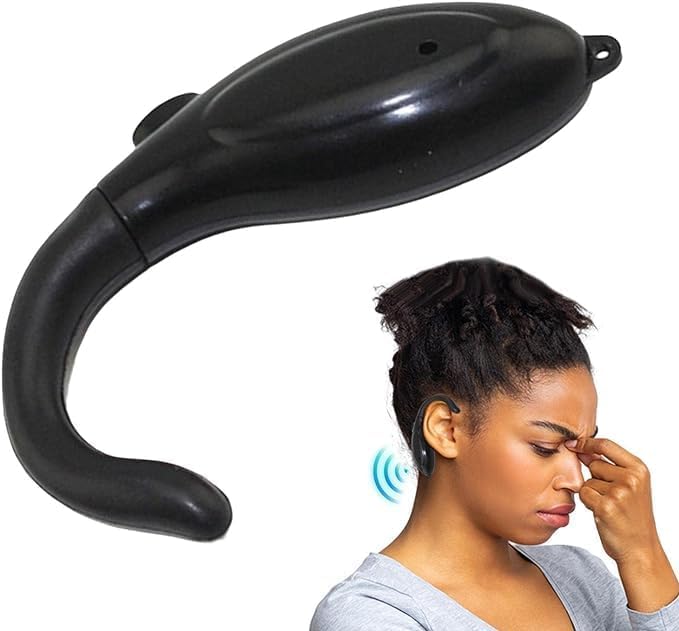 Anti-Sleep Driving Device, Driver Anti-Sleep Reminder Car Safe Driving Alarm, Black, 1 Pack, Physical Switch, Compatible with Passenger Car