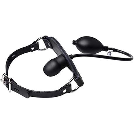 Premium Master Series Inflatable Locking Silicone Penis Gag