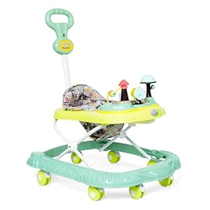 Panda Baby Products 360° Baby Castle Walker 6-36 Months/Musical Toy Bar/Premium Activity Toys (Green, Castle Walker)