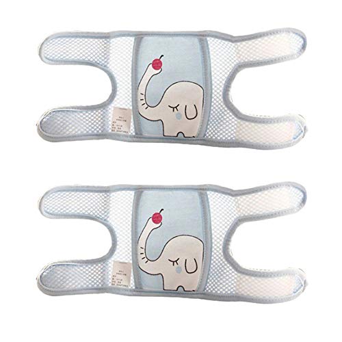 Preisvergleich Produktbild Erduo Baby Knieschützer Niedlicher Cartoon Affe Baby Knieschützer Ellbogenschutz Kinder lernen, wie man widerstandsfähig kriecht Schutzausrüstung - Weiß