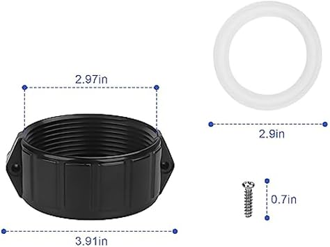 2 Inch Spa Heater Split Nut Union Compatible with For Balboa, For COLEMAN, HydroQuip Featuring Secure Leak Prevention Connection (1set)