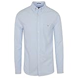 THE OXFORD SHIRT REG BD GANT Herren The Oxford Shirt Reg Bd Freizeithemd, Blau (Capri Blue 468), X-Large (Herstellergröße: XL)