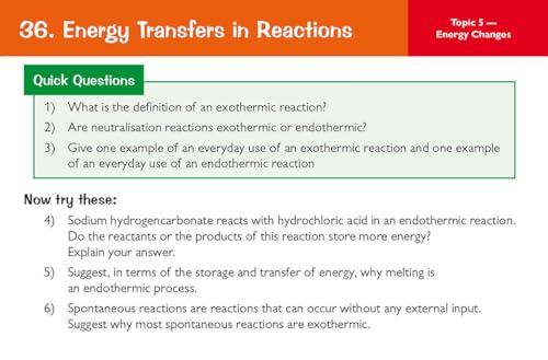 GCSE Combined Science AQA Revision Question Cards: All-in-one Biology, Chemistry & Physics