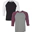 (1) Black/White + (1) Gry/Maroon Trb