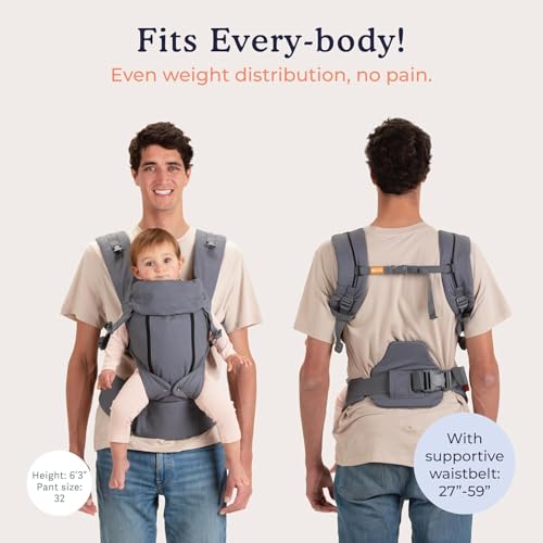 Beco 8 Baby Carrier from Newborn to Toddler (7-45lbs) - All in 1 Hybrid Front, Hip and Backpack Style Carrier with Breathable, Cooling Mesh - Camo