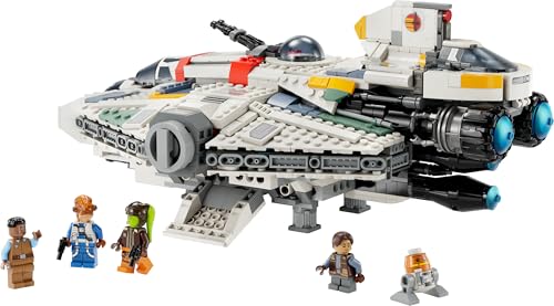 75357 Star Wars Ghost e Phantom II, Set con 2 Veicoli di Ahsoka, Astronavi Giocattolo da Costruire in Mattoncini con 5 Personaggi, Inclusi Jacen Syndulla e una Figura di Droide Chopper - Lego - Immagine 9