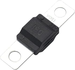 Multi Purpose 32V Forkbolt Fuse for Automotive, Marine, and Electrical Safety Temperature Resistant Features (150A)