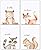 Woodland Nursery Wall Decor Art - 8x10 Unframed Set of 4 Prints - Forest Creatures Boy Girl Watercolor Quotes Animal Artwork Posters - Bear Fox Raccoon Squirrel