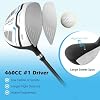 Goplus Complete Golf Club Set for Men, Right Hand Golf Clubs w/ 460CC #1 Driver, #3 Fairway, #5 Hybrid, #5, #6, #7, #8, #9, #P & #S Irons, Putter, 3 Head Covers, Golf Stand Bag, Rain Hood