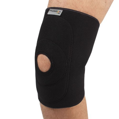 PhysioRoom Compression Sleeve Open Patella Knee Support | Neoprene Comfort, Support, Protection, Relieve Knee Pain, Swelling | Tendon Support Brace, Arthritis, Sports, Joint Pain Work Injuries