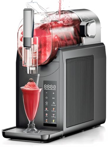 Slushie Machine for Home, Frozen Drink Maker, No Ice Needed & Auto Clean, 6 Preset Programs, Rapid Freezing, Keep 4H Fresh, for Margaritas, Frappes, Milkshakes, Smoothies