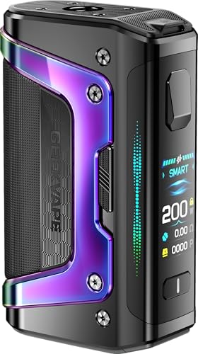 GEEKVAPE Aegis Legend 5 Box Mod 200W | 510 Fil - ECO / Smart / Normal / Custom / TC Type-C fit GeekVape Z Sub Ohm Tank, Sans nicotine, San Batterie...