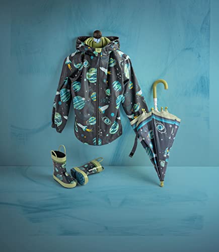 Image of Stephen Joseph, Boy Raincoat Waterproof Jacket Cotton Lined Hooded Outerwear for School Travel Sizes 2T-7 /8