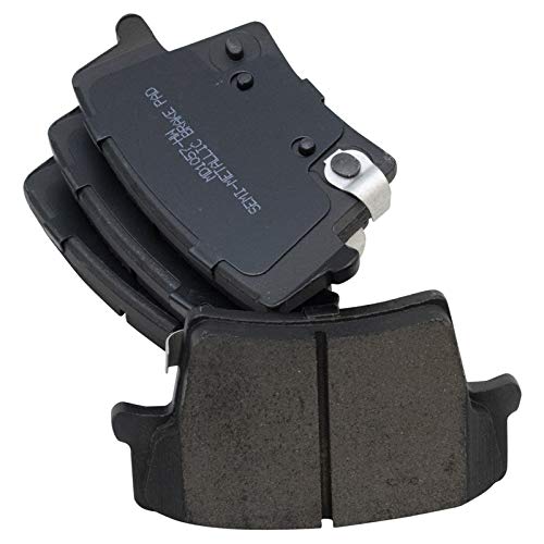 Image of TRQ Rear Brake Pad and Rotor Set Semi Metallic Rotors Calipers Compatible with 2007-2014 Dodge Charger 2007 Magnum