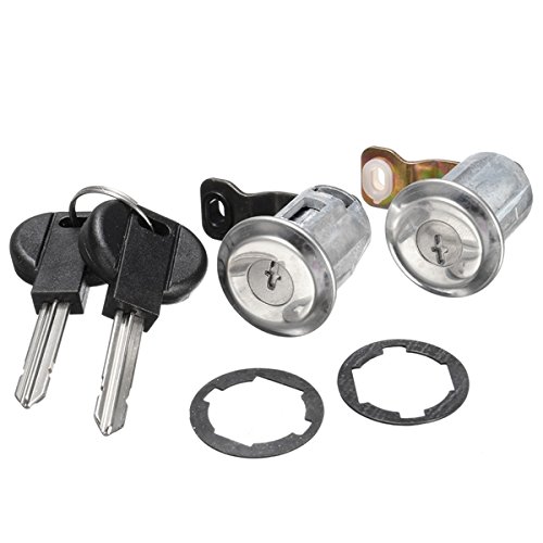 Forspero 2 Pcs Lockcraft Door Lock Cylinder 2 Keys Set for Citroen Berlingo Peugeot Partner