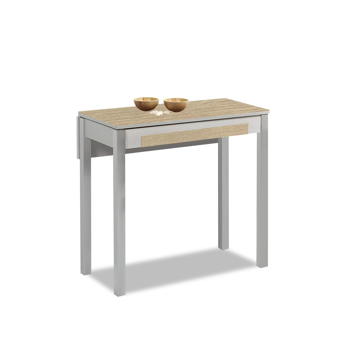 Table de cuisine extensible 90x50 cm ASTIMESA boréale gain de place pour studio