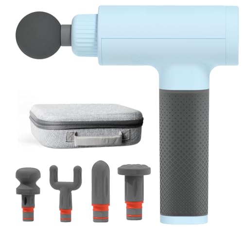 Sharper Image Deep Tissue Percussion Massage Gun, Powerboost Rechargeable Handheld
