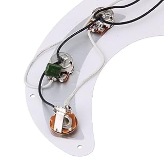Yibuy Rouge précâblé simili Écaille de tortue Triple épaisseur PB Bass Pickguard Ensemble - Les Beatles, Paul McCartney, John Lennon, RIngo Starr, George Harrison Yibuy Rouge précâblé simili Écaille de tortue Triple épaisseur PB Bass Pickguard Ensemble – Image 5